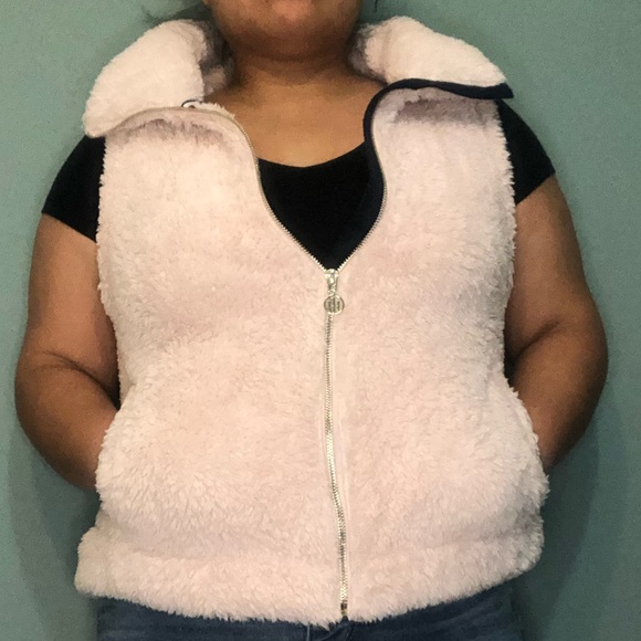Tommy Hilfiger fleece vest pink - Picture 9 of 10